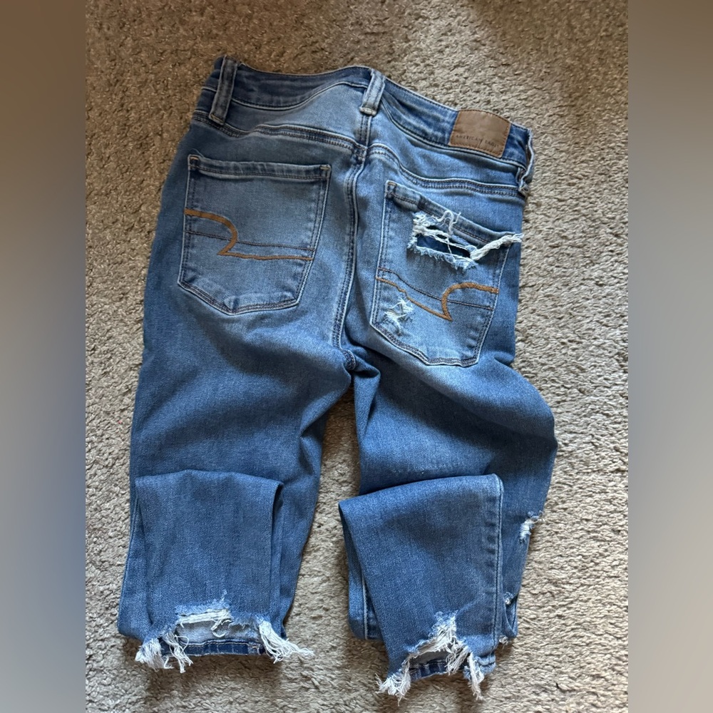 Super High Rise Ripped Jegging - Picture 3 of 4